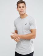 Jack & Jones T-shirt With Chest Branding - Gray