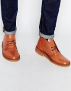 Clarks Originals Leather Desert Boots - Brown