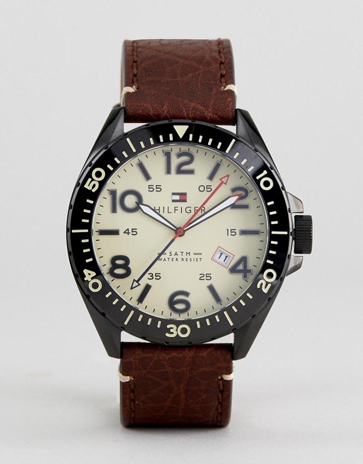 Tommy Hilfiger Declan Watch In Brown - Brown