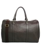 Asos Smart Carryall In Brown Faux Leather - Chocolate