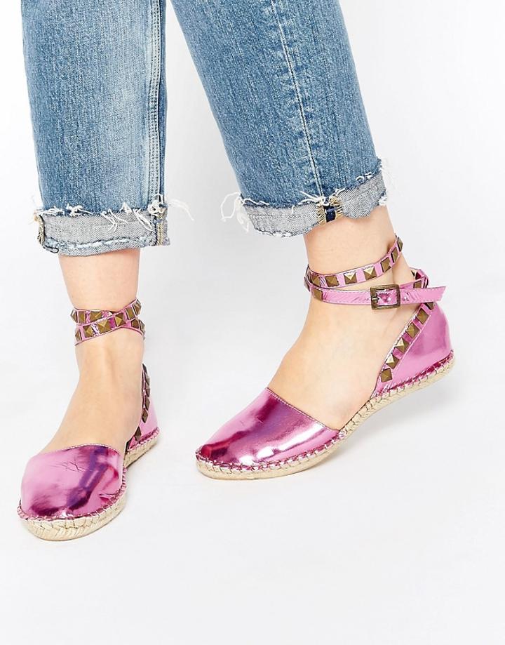 Cute To The Core Mandy Ankle Strap Espadrilles - Pink