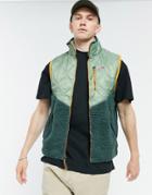 Nike Heritage Essentials Winter Fleece Panelled Vest In Green