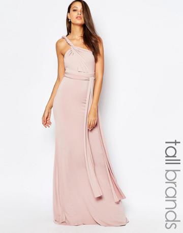 Tfnc Tall Multiway Maxi Dress - Mauve