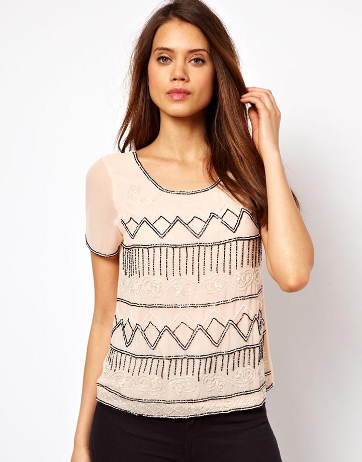 Lipsy Deco Embellished Top