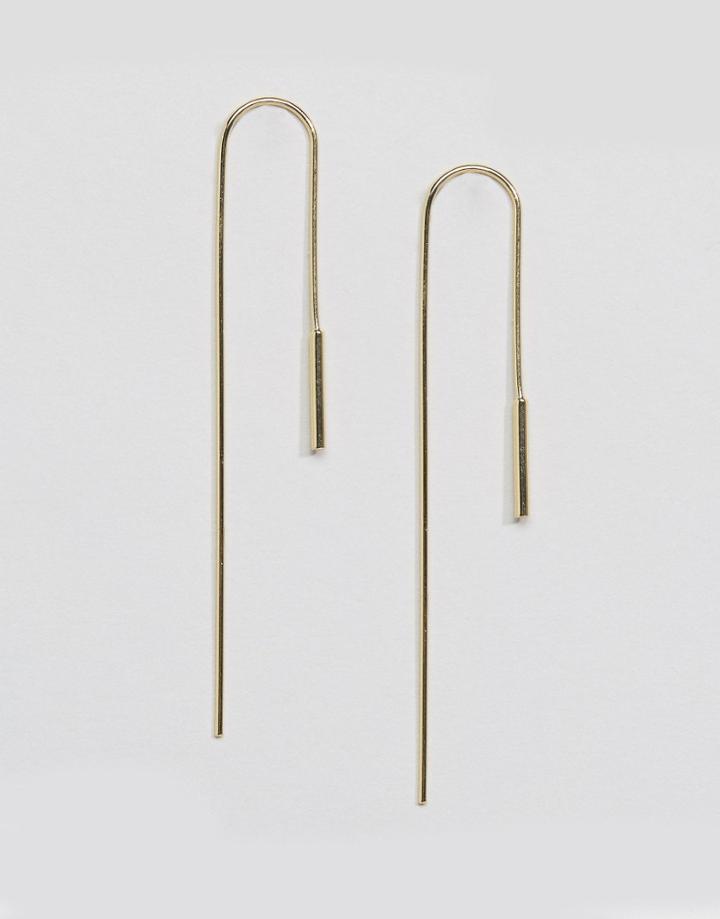 Pieces Marla Through & Through Earrings - Silver