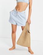 Rhythm Fleece Coordinating Shorts In Sky Blue-blues