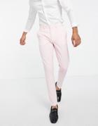 Asos Design Skinny Suit Pants In Pastel Pink