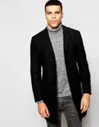 Esprit Wool Overcoat - Black
