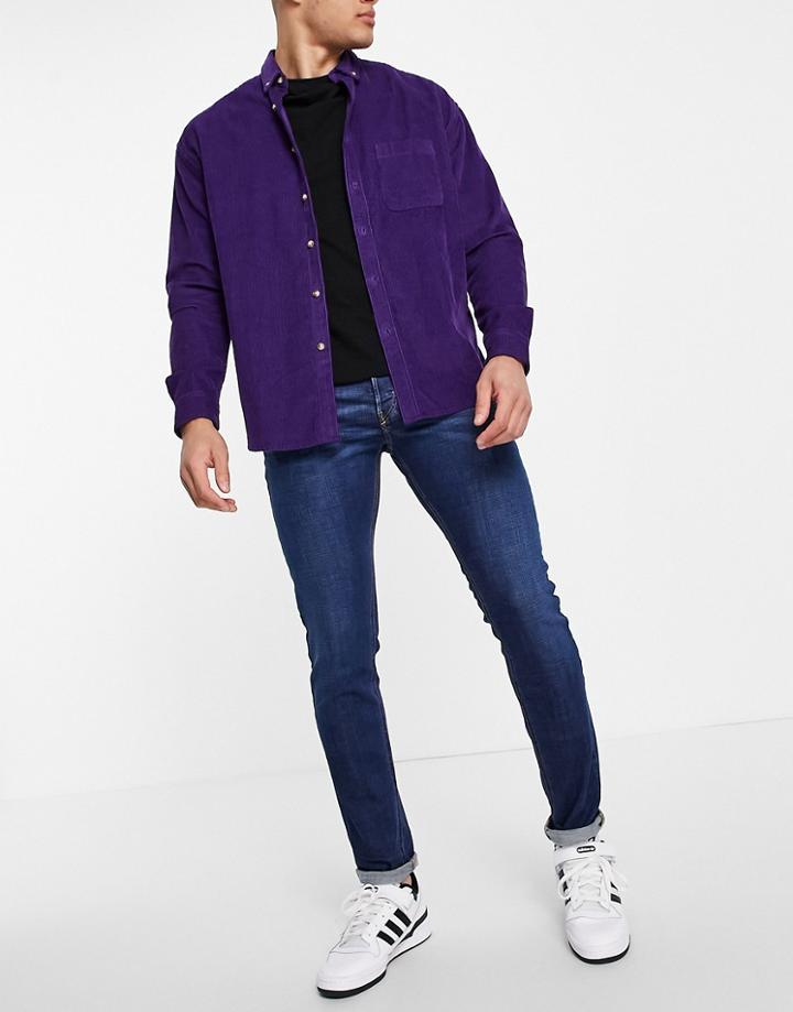 Diesel D-luster Skinny Jeans In Mid Wash-blues