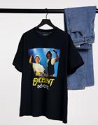 New Look Oversized T-shirt With Bill & Ted Print In Black