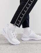 Nike React Element 55 Sneakers In Triple White Bq6167-101