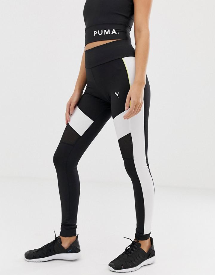 Puma Chase Black And White Legging