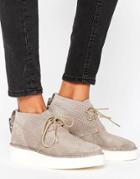 Selected Femme Aletta Chukka Boot - Gray