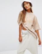 Ellesse Xxl Oversized Boxy T-shirt - Cream