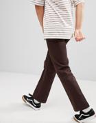 Dickies 873 Work Pant Chino In Straight Fit In Brown
