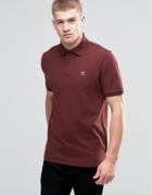 G-star Polo Shirt In Dark Bordeaux - Red