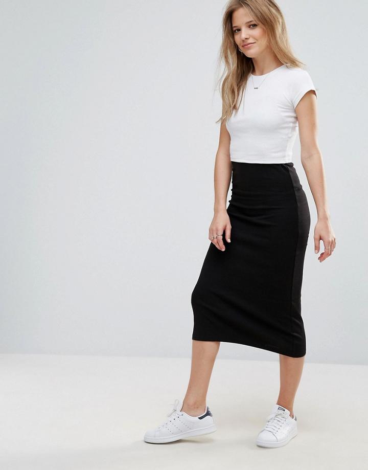 Brave Soul Layered T-shirt Dress - Black