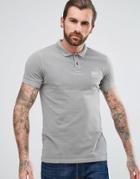 Boss Orange By Hugo Boss Pascha Slim Fit Polo Shirt In Gray - Gray