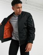 Topman Bomber Jacket In Black