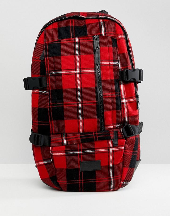Eastpak Floid Winter Checks Backpack - Red