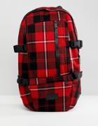 Eastpak Floid Winter Checks Backpack - Red