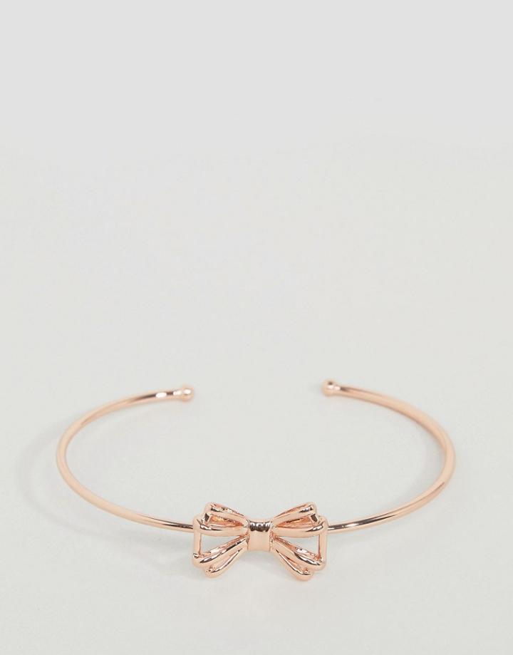 Ted Baker Sweetie Bow Untrafine Cuff - Gold