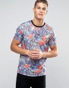 Asos T-shirt With 90s Retro Squiggle Print - Multi