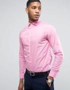 Selected Slim Fit Smart Shirt - Pink