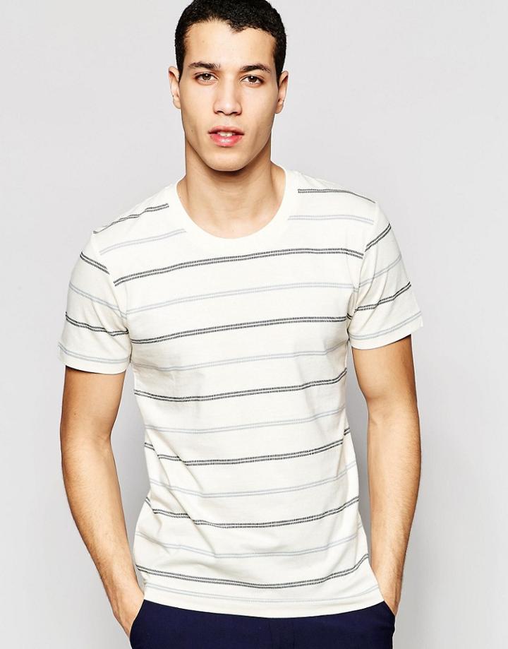 Selected Homme Stripe T-shirt - Blue
