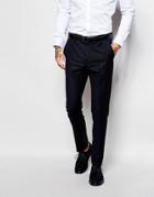 Asos Slim Suit Pants - Navy
