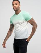 Soul Star Dip Dye T-shirt - Green