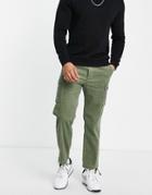 Nicce Line Cord Cargo Pants In Green