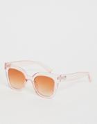 Jeepers Peepers Tinted Chunky Square Sunglasses - Pink