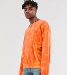 Reclaimed Vintage Acid Wash Orange Sweat - Orange