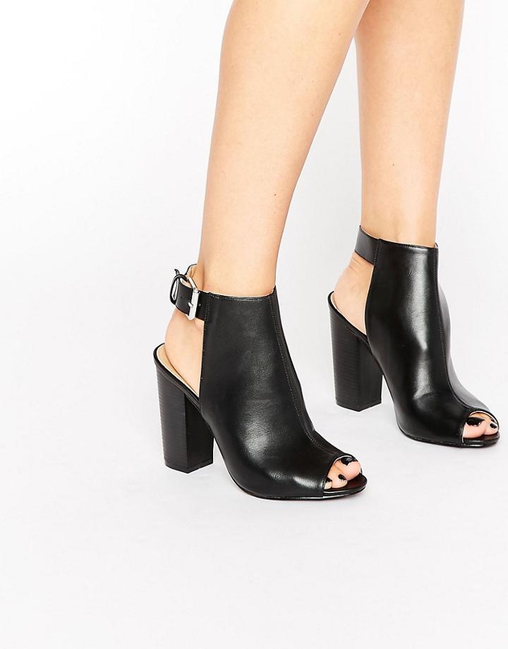 Raid Rosie Block Heeled Sandals - Black