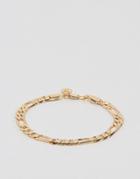 Chained & Able Royal Figaro Chain Bracelet In Gold - Gold