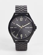 Hugo Mens Bracelet Watch In Black 1530218