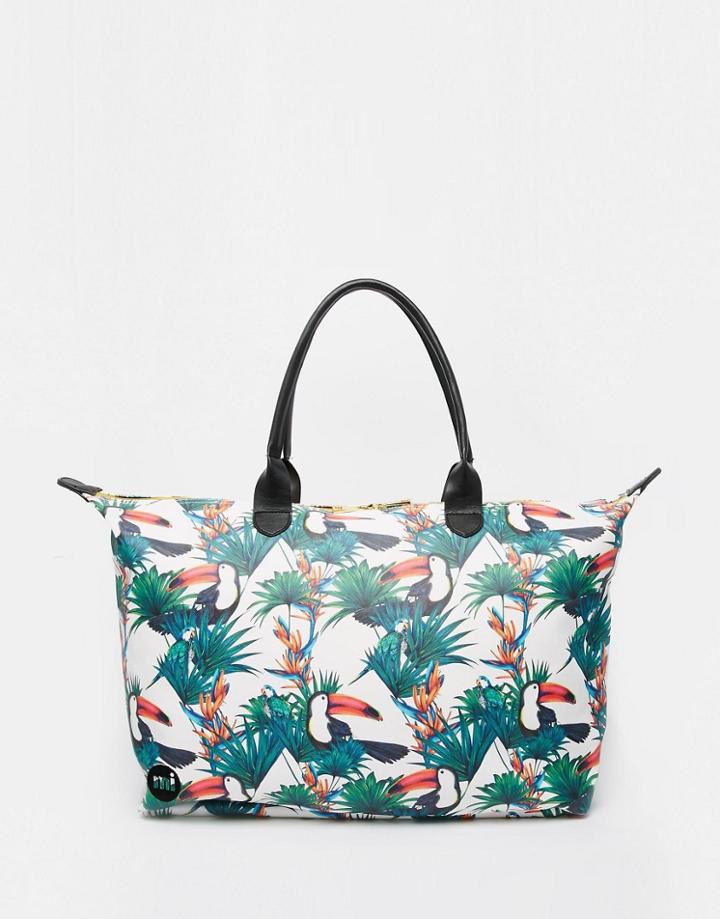 Mi-pac Weekender Bag In Ultra Violet Jungle - Ultra Violet Jungle