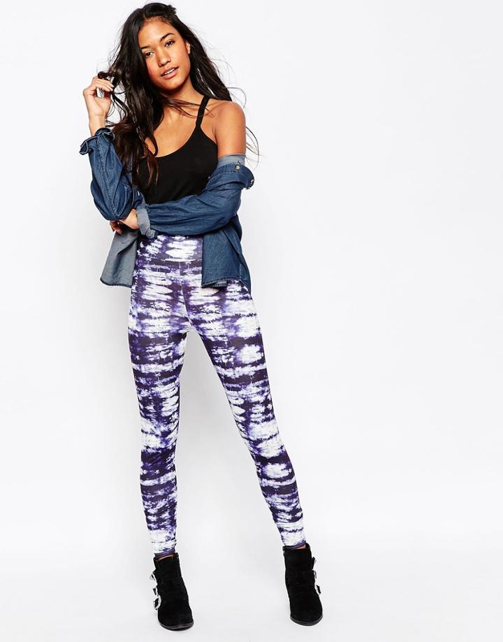 Asos Leggings In Tie Dye - Multi