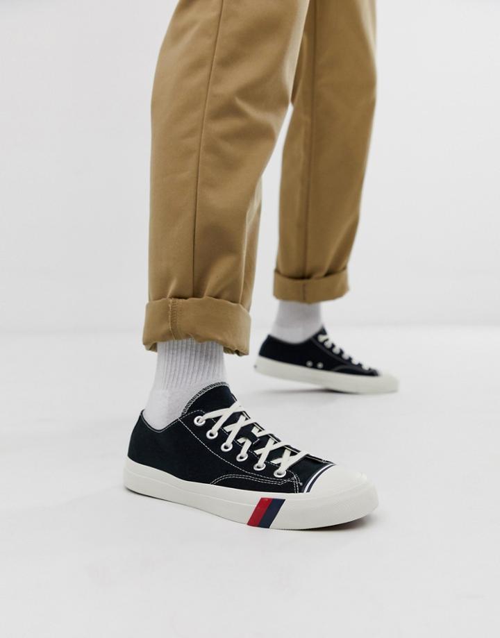 Pro Keds Royal Lo Classic Canvas Sneaker In Black