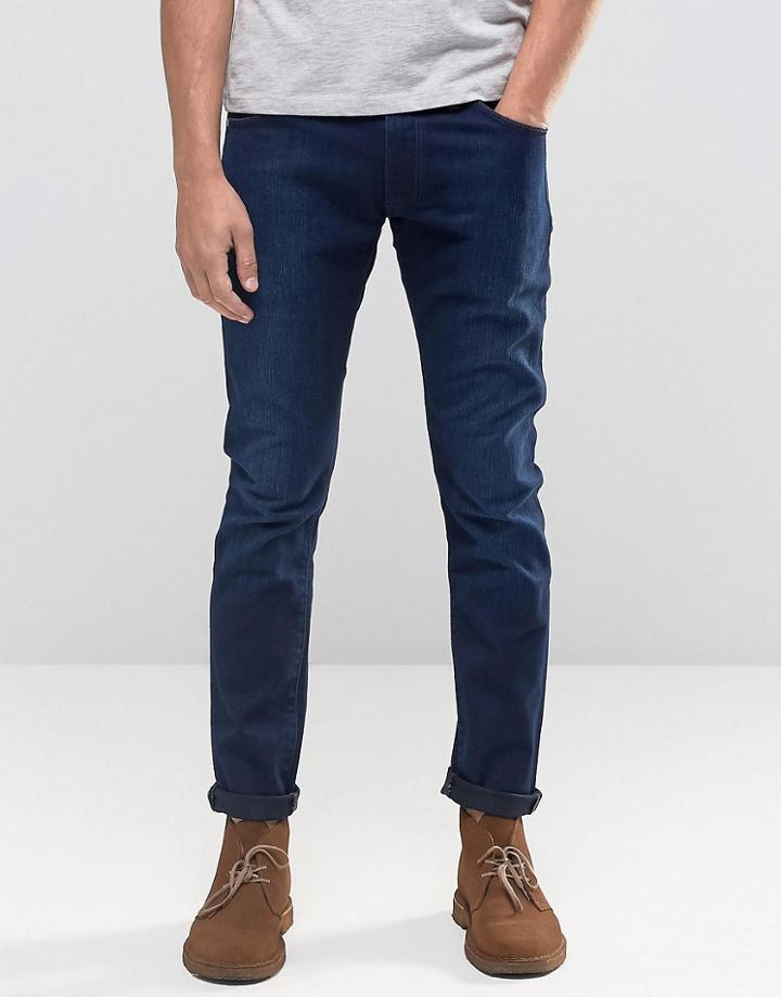 Wrangler Bryson Skinny Jean In Ghost Buster - Navy