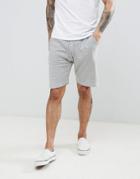 Threadbare Basic Jersey Shorts - Gray