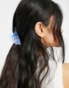 Asos Design Hair Claw Clip In Dolphin Design-blue
