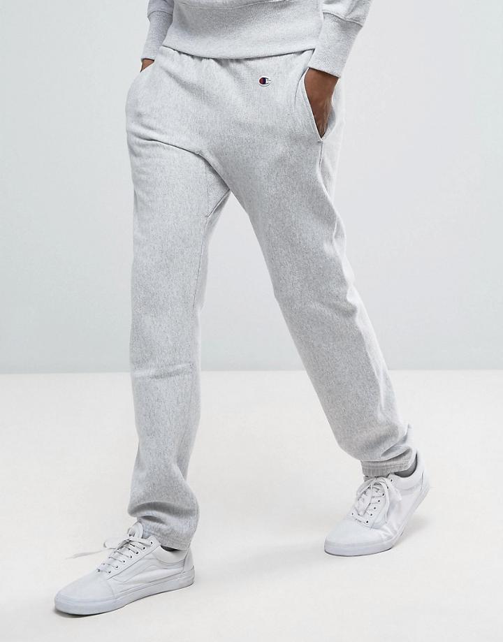 Champion Joggers With Small Logo - Gray