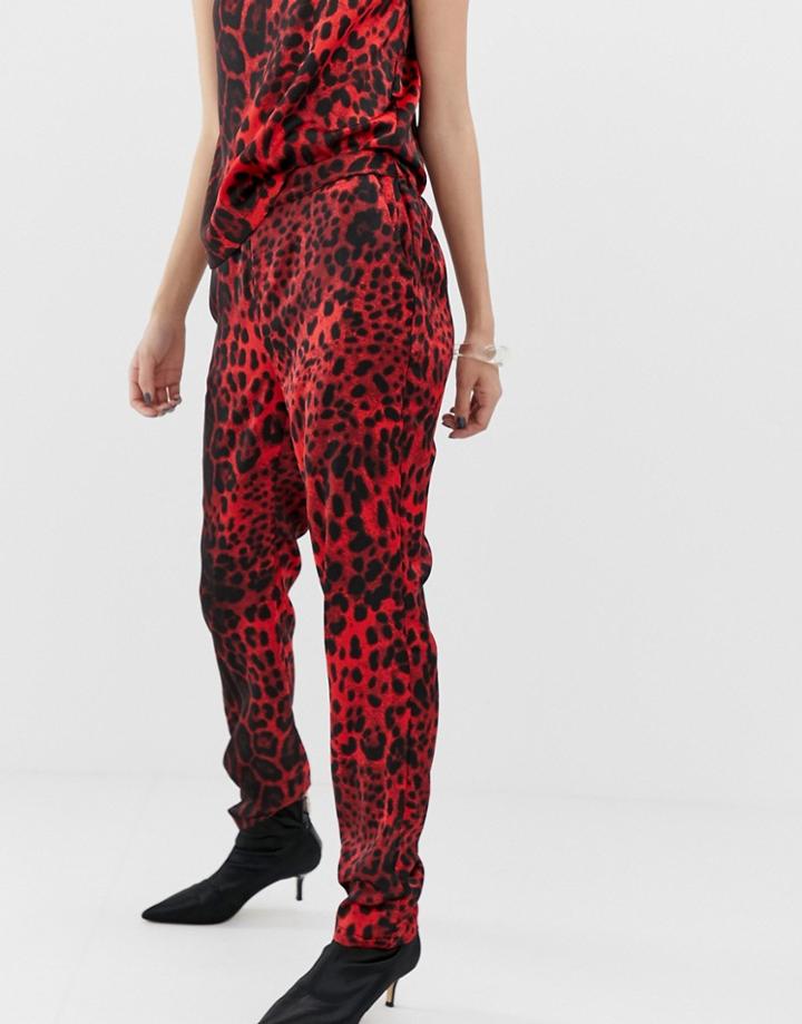 B.young Leopard Print Pants - Multi