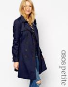 Asos Petite Skater Trench - Khaki $59.00
