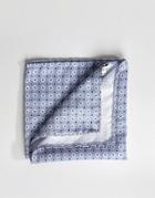 Jack & Jones Pocket Square With Floral Print In Gray - Gray