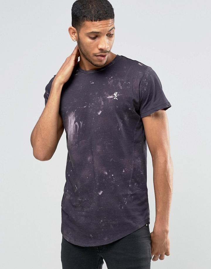 Religion Shador Curved Hem T-shirt - Black