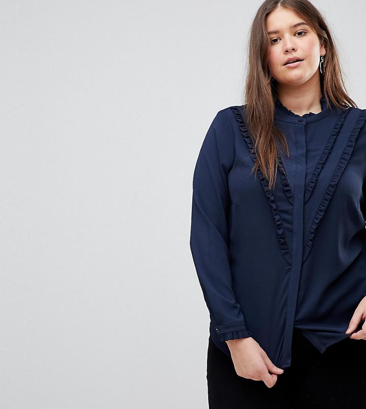 Junarose Long Sleeved Shirt - Navy