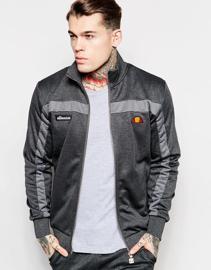 Ellesse Fonda Track Jacket - Gray Marl